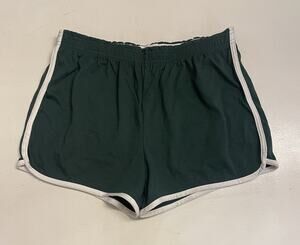 Vintage Dodger Sportswear Shorts Women XL Dark Green Athletic Sweat Running USA